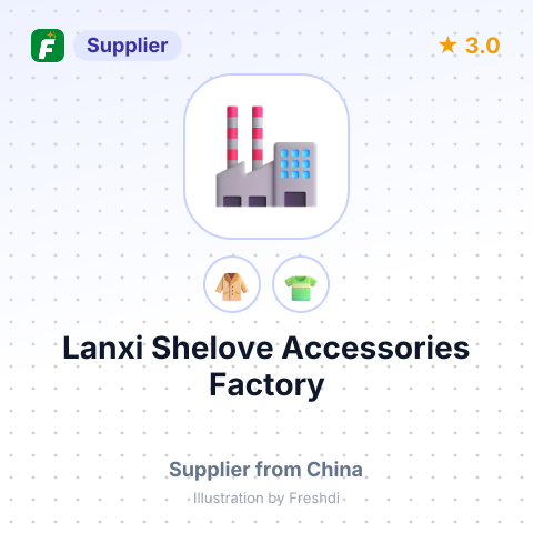Lanxi Shelove Accessories Factory – summary card, no photo uploaded yet