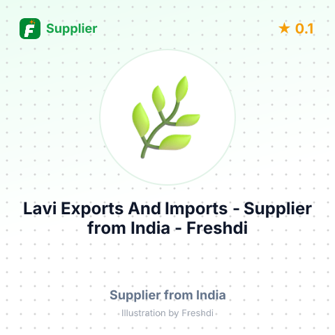 Lavi Exports And Imports  – summary card, no photo uploaded yet