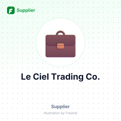 Le Ciel Trading Co. – summary card, no photo uploaded yet