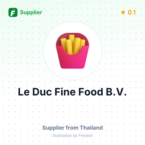 Le Duc Fine Food B.V. – summary card, no photo uploaded yet