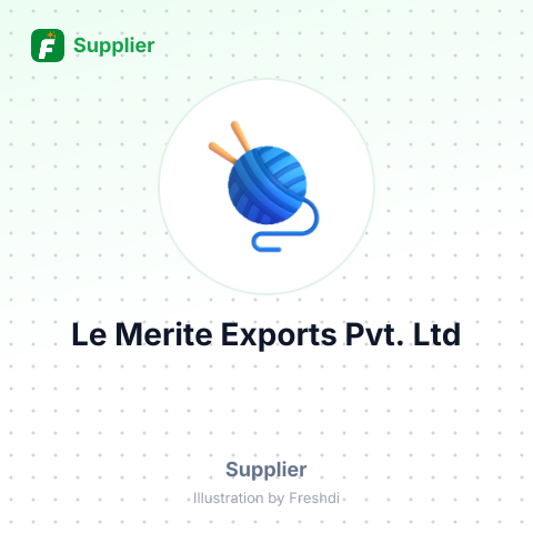 Le Merite Exports Pvt. Ltd – summary card, no photo uploaded yet