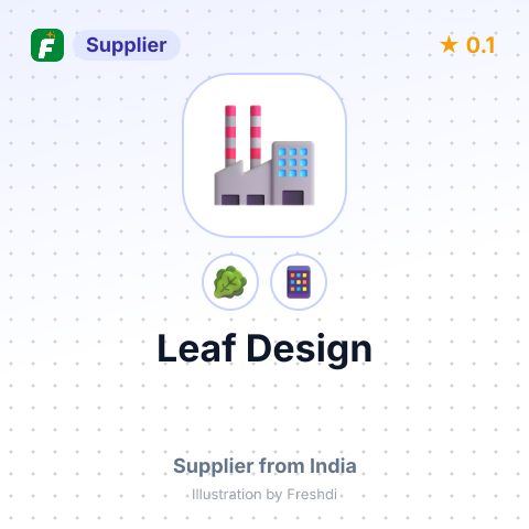 Leaf Design  – summary card, no photo uploaded yet