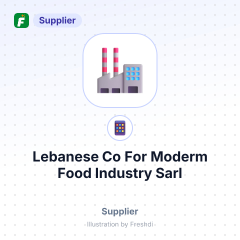 Lebanese Co For Moderm Food Industry Sarl – summary card, no photo uploaded yet