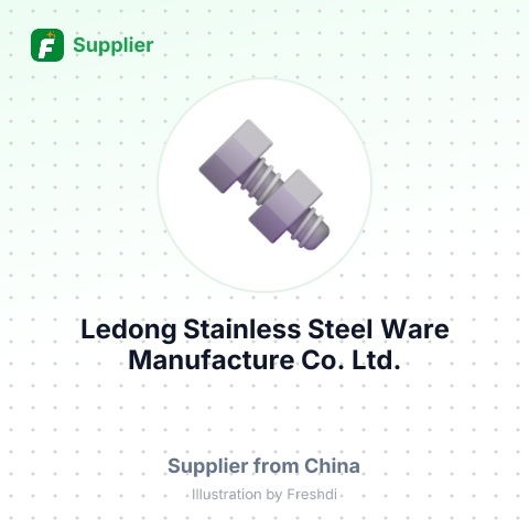 Ledong Stainless Steel Ware Manufacture Co., Ltd. – summary card, no photo uploaded yet