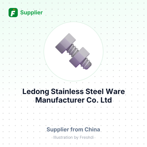 Ledong Stainless Steel Ware Manufacturer Co. Ltd – summary card, no photo uploaded yet