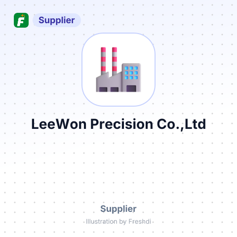 LeeWon Precision Co.,Ltd – summary card, no photo uploaded yet