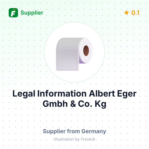 Legal Information Albert Eger Gmbh & Co. Kg – summary card, no photo uploaded yet