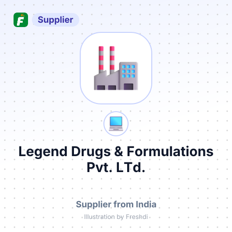 Legend Drugs & Formulations Pvt. LTd. – summary card, no photo uploaded yet