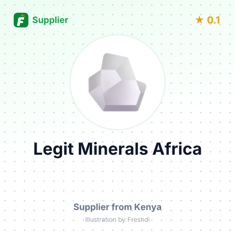 Legit Minerals Africa  – summary card, no photo uploaded yet