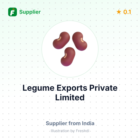 Legume Exports Private Limited  – summary card, no photo uploaded yet