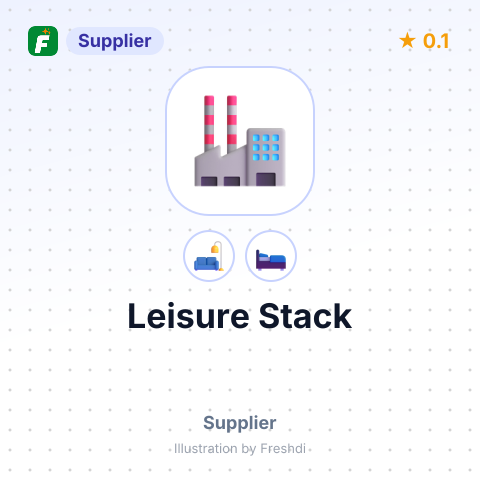 Leisure Stack – summary card, no photo uploaded yet