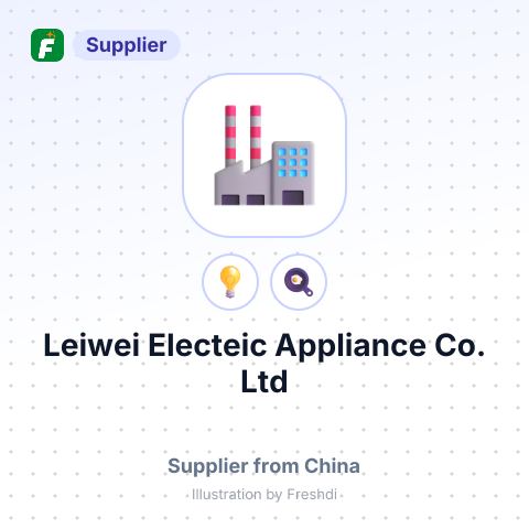 Leiwei Electeic Appliance Co., Ltd – summary card, no photo uploaded yet
