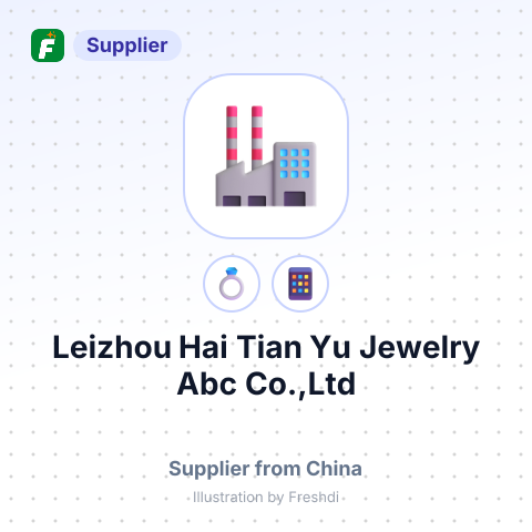 Leizhou Hai Tian Yu Jewelry Abc Co.,Ltd – summary card, no photo uploaded yet