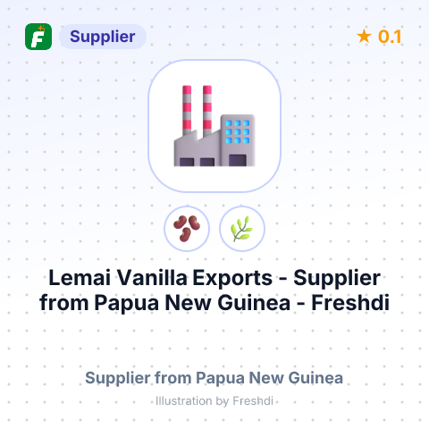 Lemai Vanilla Exports  – summary card, no photo uploaded yet