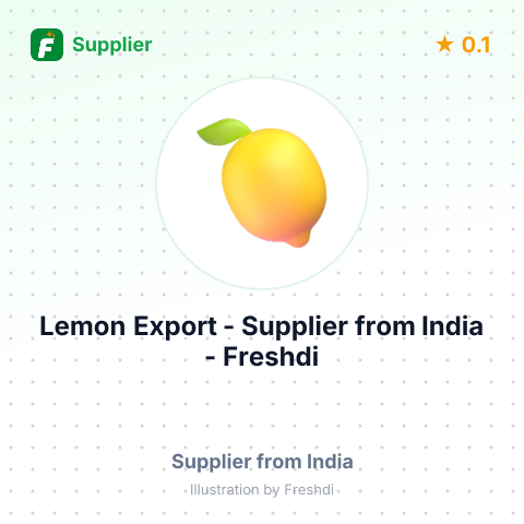 Lemon Export  – summary card, no photo uploaded yet