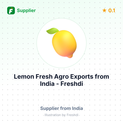 Lemon Fresh Agro Exports  – summary card, no photo uploaded yet