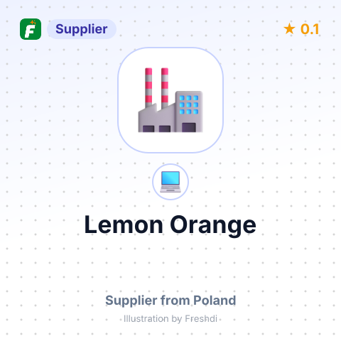 Lemon Orange – summary card, no photo uploaded yet