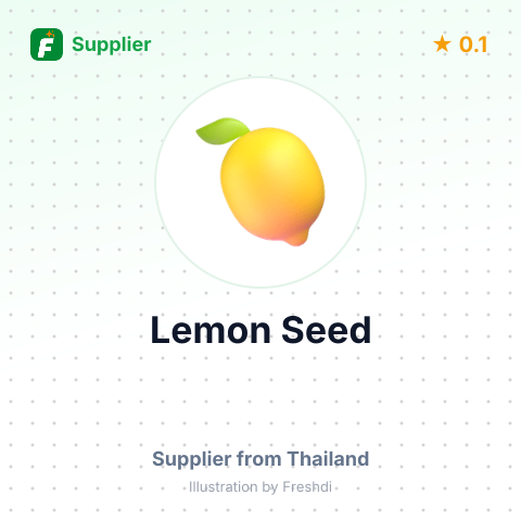 Lemon Seed – summary card, no photo uploaded yet