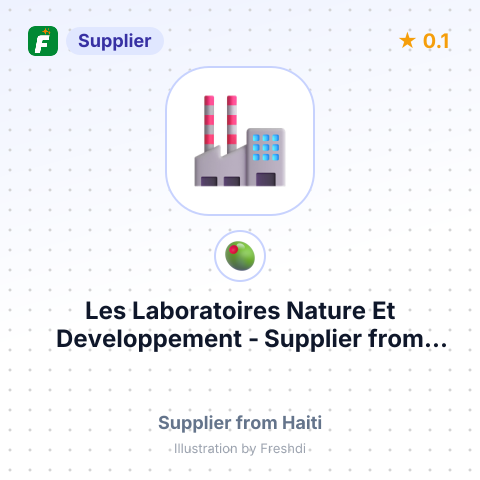 Les Laboratoires Nature Et Developpement  – summary card, no photo uploaded yet