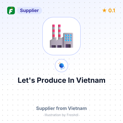 Let's Produce In Vietnam  – summary card, no photo uploaded yet