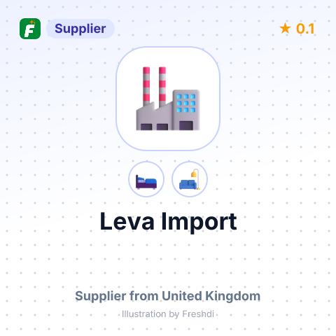 Leva Import – summary card, no photo uploaded yet