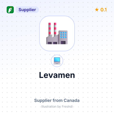 Levamen – summary card, no photo uploaded yet