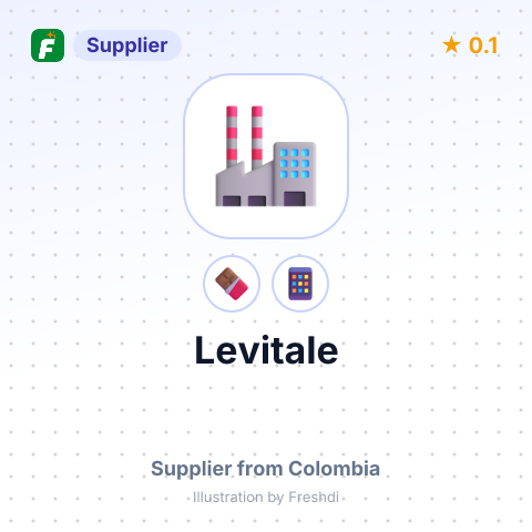 Levitale  – summary card, no photo uploaded yet