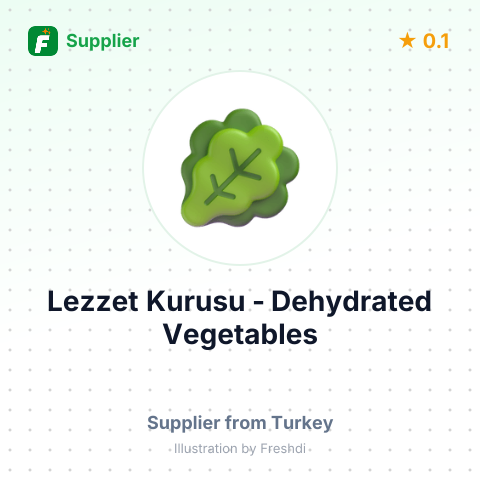 Lezzet Kurusu - Dehydrated Vegetables – summary card, no photo uploaded yet