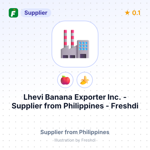 Lhevi Banana Exporter Inc.  – summary card, no photo uploaded yet