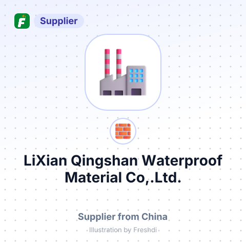 LiXian Qingshan Waterproof Material Co,.Ltd. – summary card, no photo uploaded yet