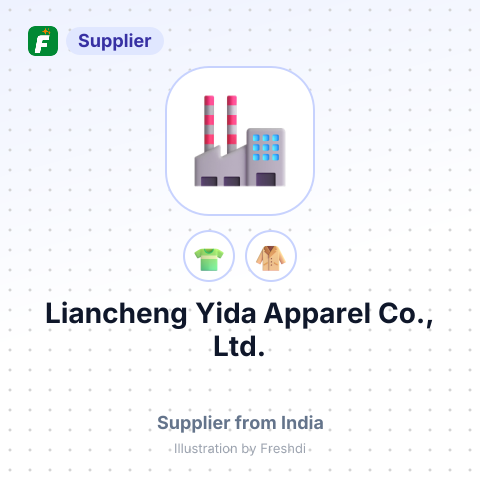 Liancheng Yida Apparel Co., Ltd. – summary card, no photo uploaded yet