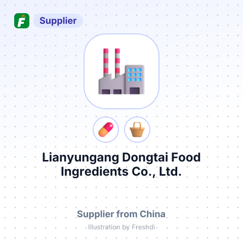 Lianyungang Dongtai Food Ingredients Co., Ltd. – summary card, no photo uploaded yet