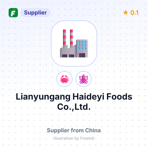 Lianyungang Haideyi Foods Co.,Ltd. – summary card, no photo uploaded yet
