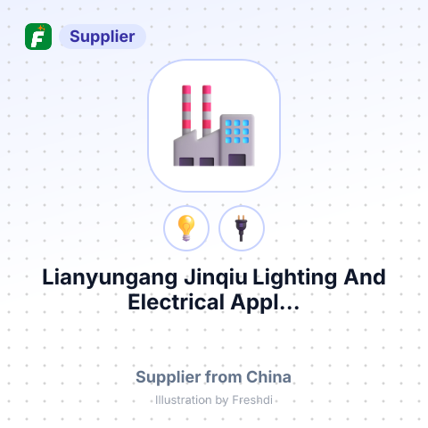 Lianyungang Jinqiu Lighting And Electrical Appl... – summary card, no photo uploaded yet
