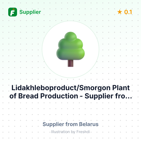 Lidakhleboproduct/Smorgon Plant of Bread Production – summary card, no photo uploaded yet