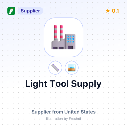 Light Tool Supply – summary card, no photo uploaded yet