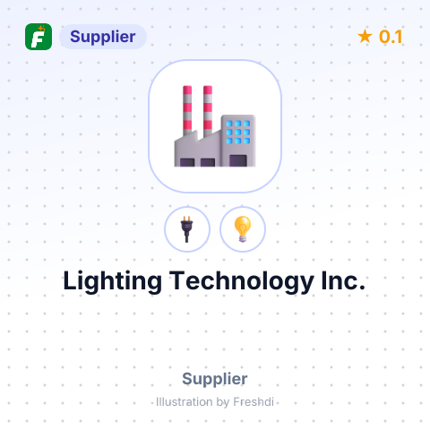 Lighting Technology Inc. – summary card, no photo uploaded yet