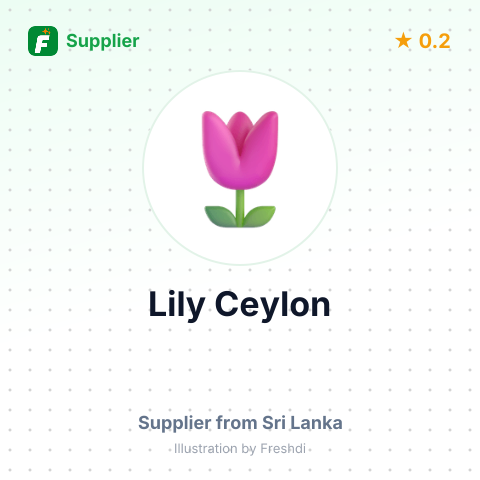 Lily Ceylon – summary card, no photo uploaded yet