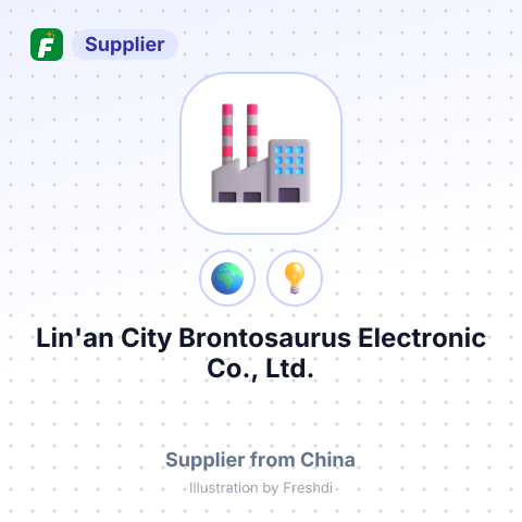 Lin'an City Brontosaurus Electronic Co., Ltd. – summary card, no photo uploaded yet