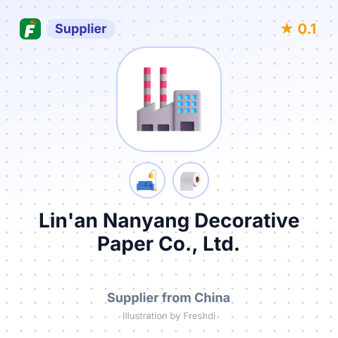 Lin'an Nanyang Decorative Paper Co., Ltd. – summary card, no photo uploaded yet