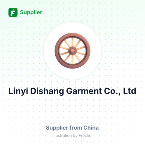 Linyi Dishang Garment Co., Ltd – summary card, no photo uploaded yet