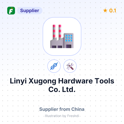 Linyi Xugong Hardware Tools Co., Ltd. – summary card, no photo uploaded yet