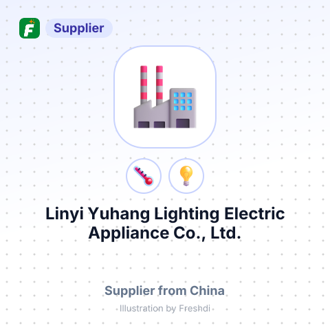 Linyi Yuhang Lighting Electric Appliance Co., Ltd. – summary card, no photo uploaded yet