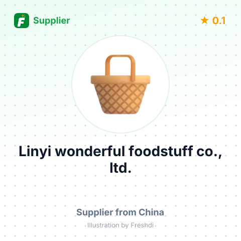 Linyi wonderful foodstuff co., ltd. – summary card, no photo uploaded yet