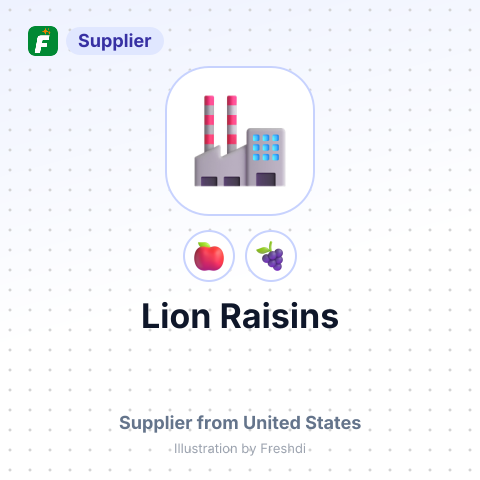 Lion Raisins – summary card, no photo uploaded yet