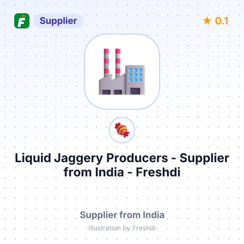 Liquid Jaggery Producers  – summary card, no photo uploaded yet