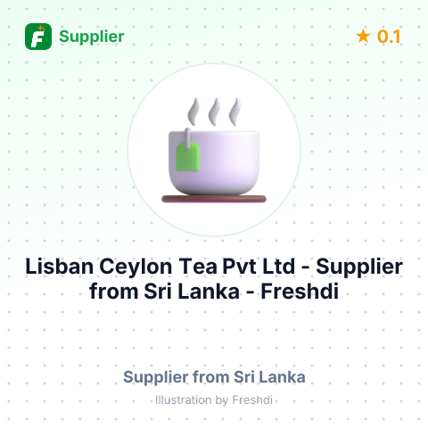 Lisban Ceylon Tea Pvt Ltd  – summary card, no photo uploaded yet