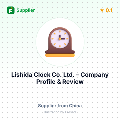 Lishida Clock Co., Ltd. – summary card, no photo uploaded yet