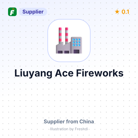 Liuyang Ace Fireworks – summary card, no photo uploaded yet
