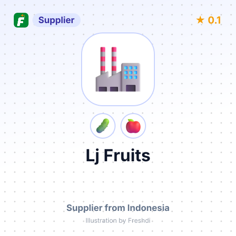 Lj Fruits  – summary card, no photo uploaded yet
